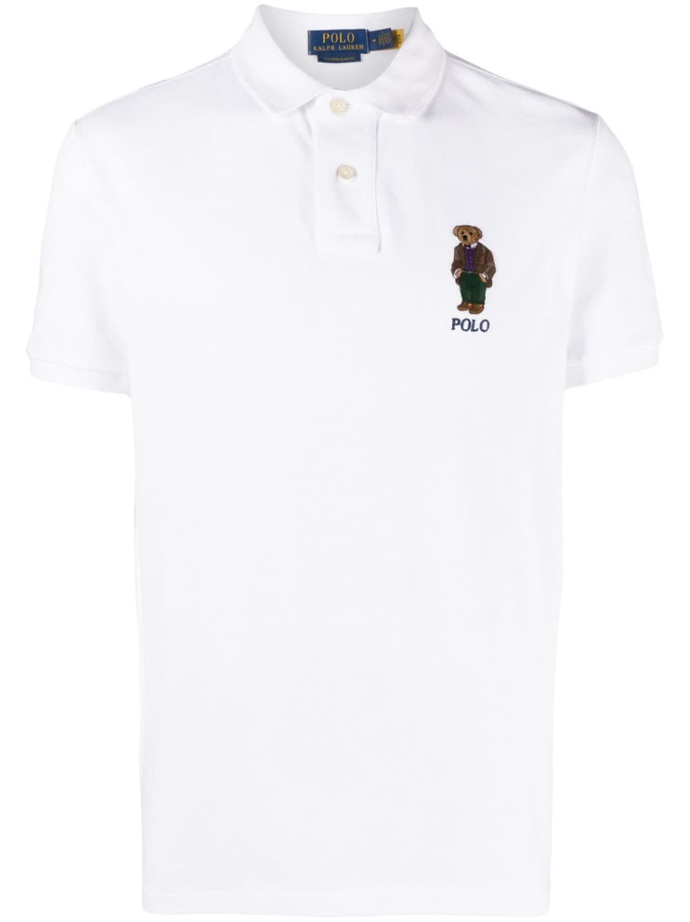 Image 1 of Polo Ralph Lauren playera tipo polo con motivo Polo Bear