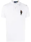 Polo Ralph Lauren polo-bear embroidered polo shirt - White