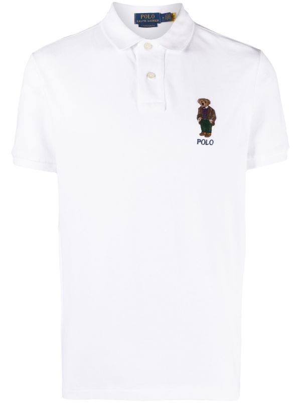 Polo Ralph Lauren Polo Bear-embroidered Polo Shirt - Farfetch