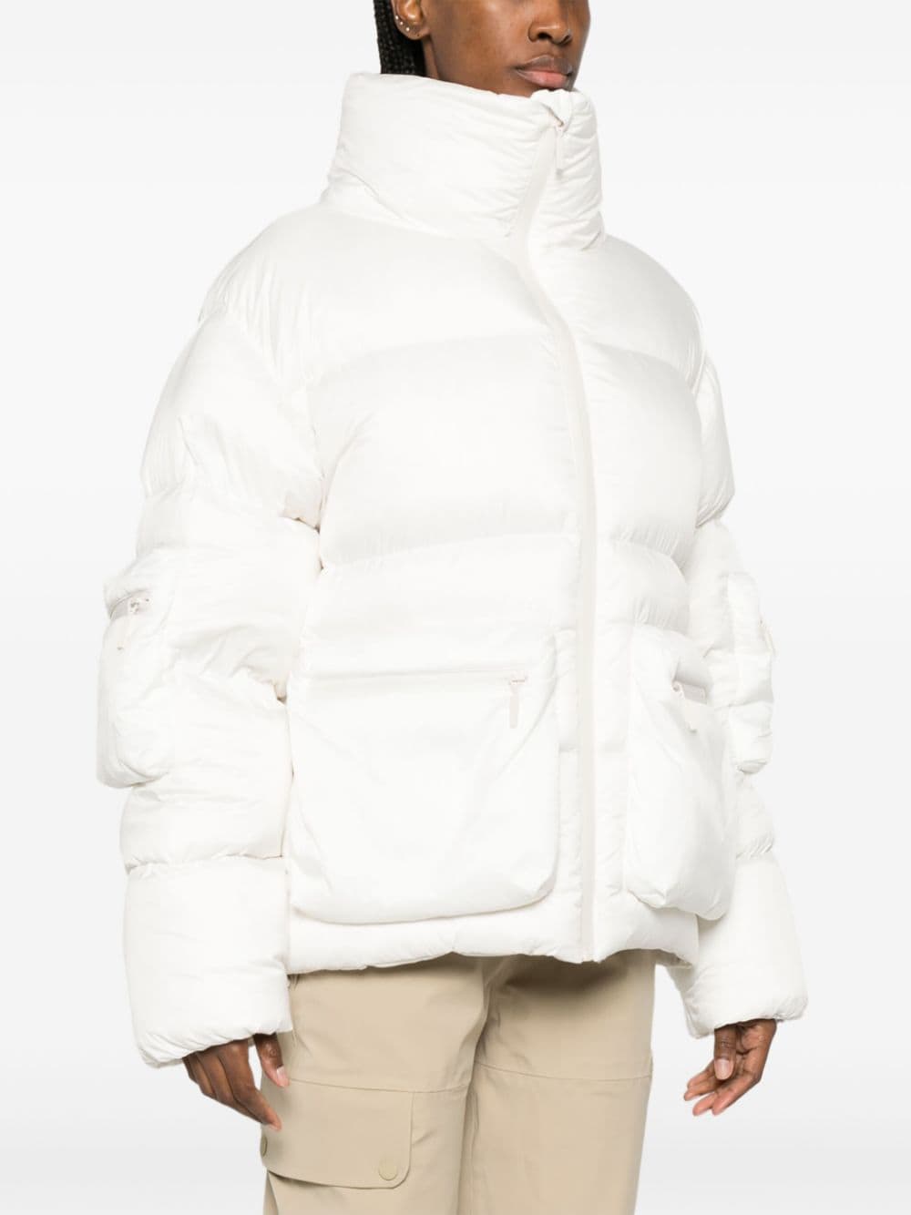 Shop Cordova Mogul Quilted Ski Jacket In White