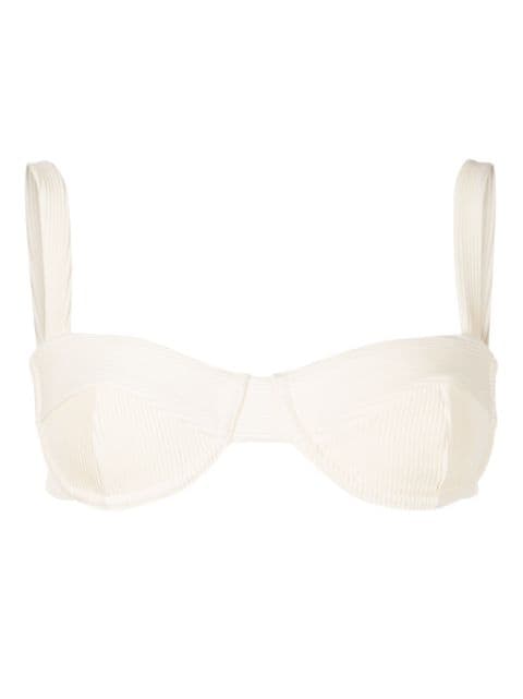 Haight underwire-cup ribbed bikini top