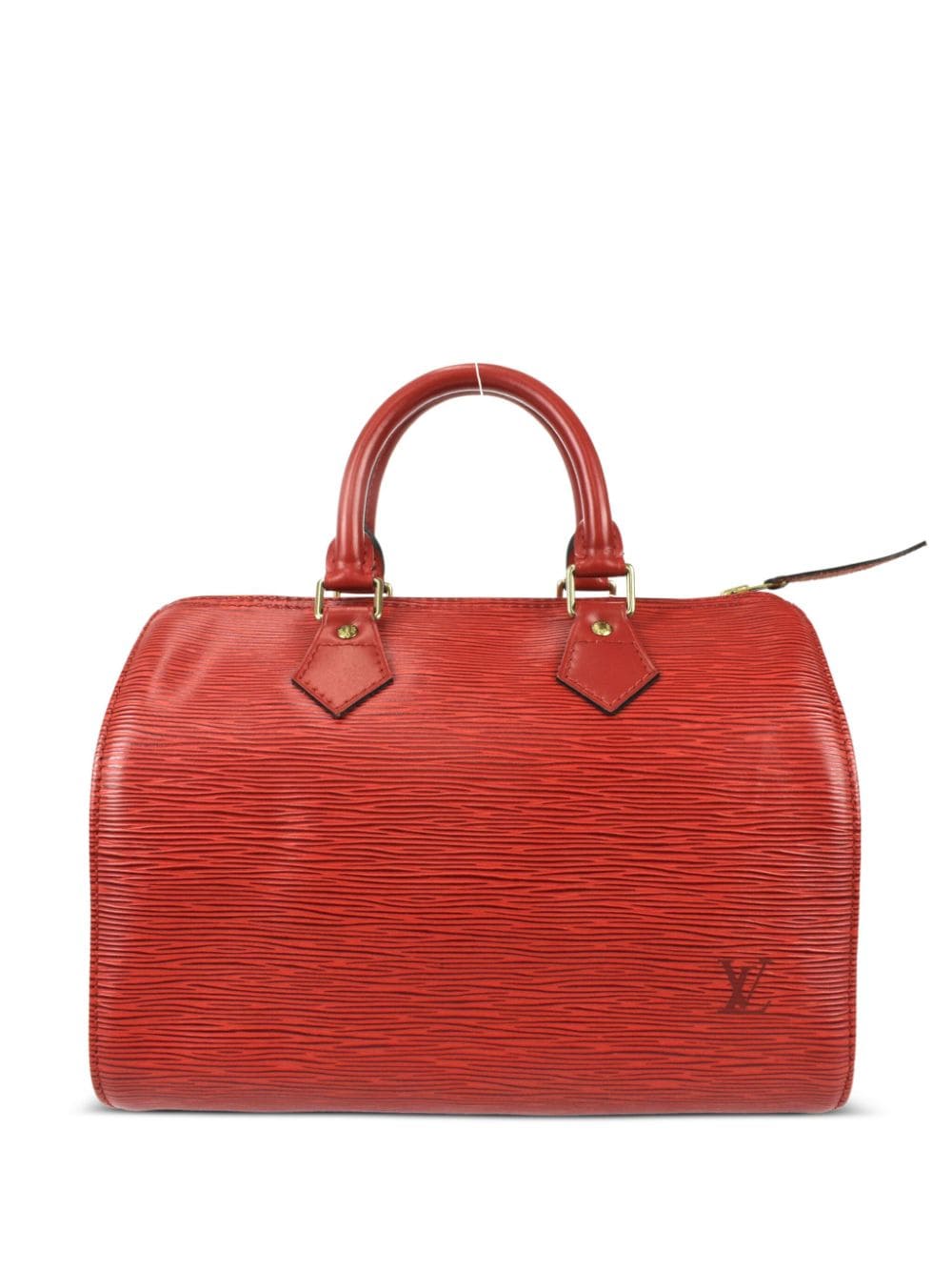 Louis Vuitton Speedy 25 Handbag in Red Epi Leather