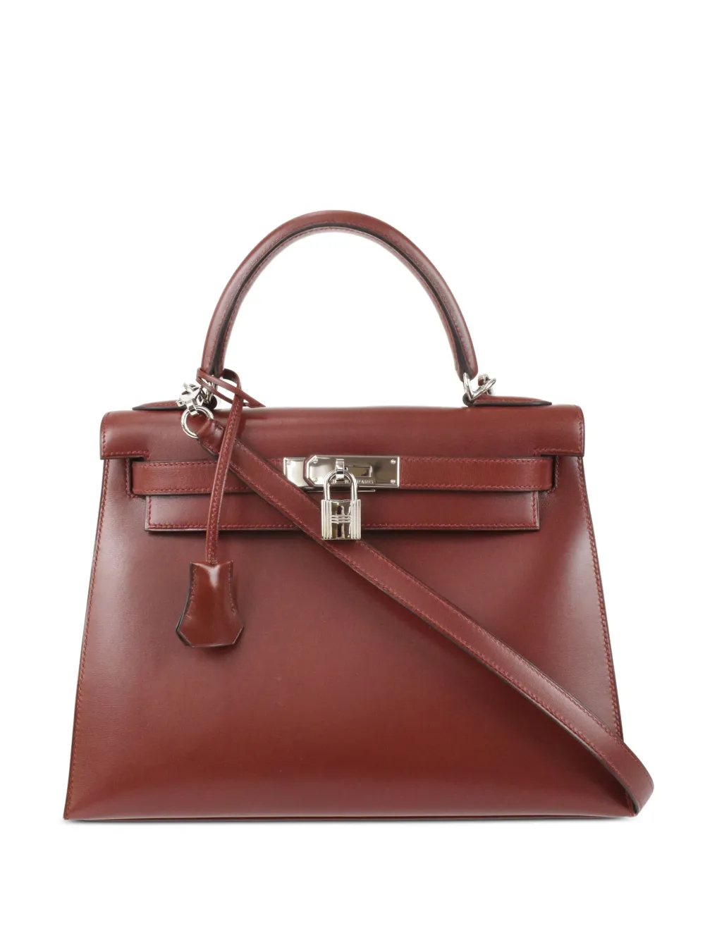 Hermès sac à main Kelly Sellier 28pre-owned (2000) - Rouge Top Merken Winkel