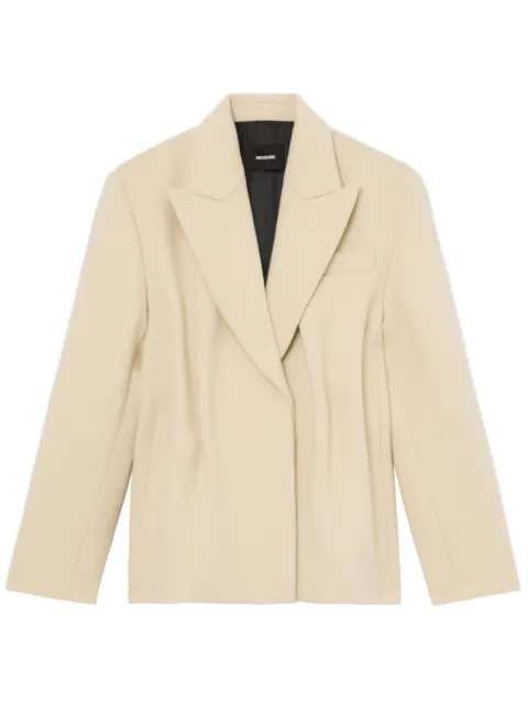 We11done blazer tejido con botones