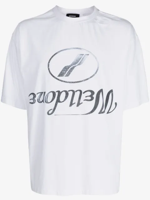 We11done logo-print cotton T-shirt 