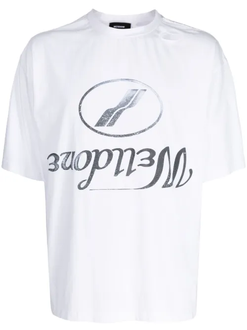 T-shirt en coton à logo imprimé - We11done - Modalova