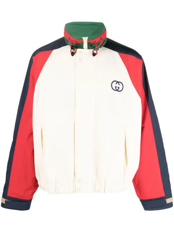 Gucci white bomber clearance jacket