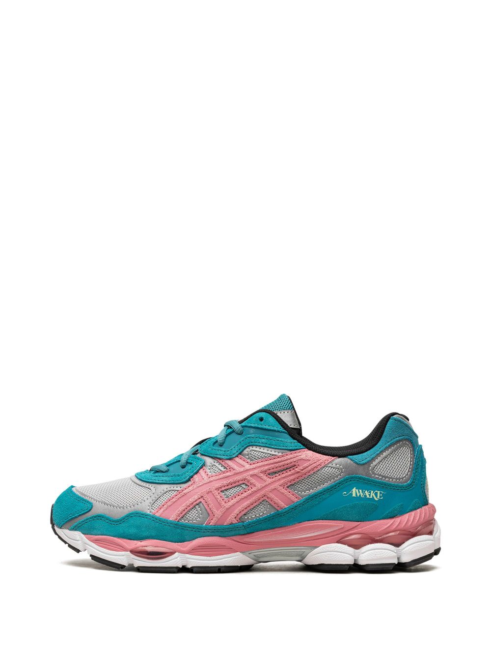 Shop Asics X Awake Ny Gel-nyc "teal" Sneakers In Blue
