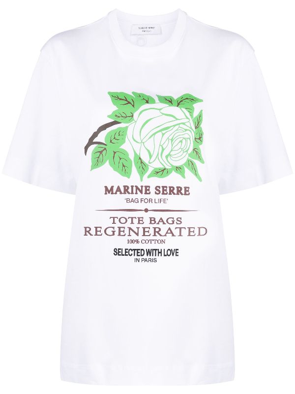 Marine Serre ロゴ Tシャツ - Farfetch