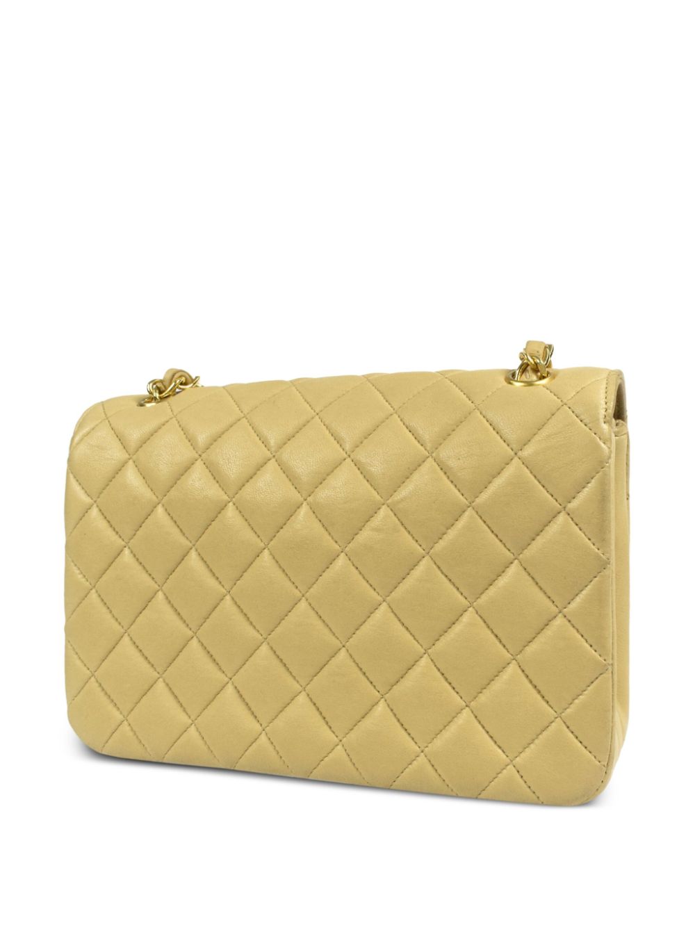 CHANEL Pre-Owned 1992 CC gewatteerde schoudertas - Geel