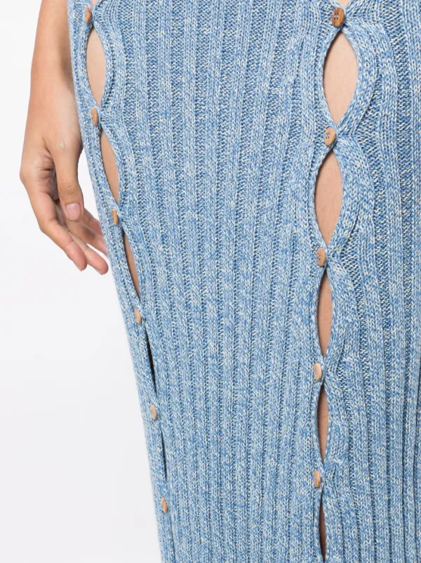 【正規通販】 スカート カットアウト Baserange | JP FARFETCH | ブルー スカート