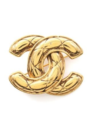 Chanel Pre Owned 1990s Classic Flap bag motif brooch - ShopStyle