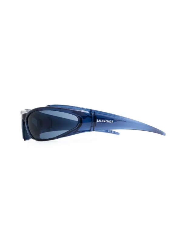 Balenciaga Eyewear Óculos De Sol Retangular Reverse Xpander Balenciaga Eyewear Óculos De Sol Retangular Reverse Xpander