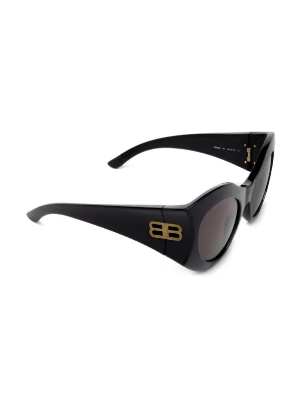 BALENCIAGA バレンシアガ ラウンドサングラス 黒 BALENCIAGA/バレンシアガ】ラウンド サングラス BB0134SA 001