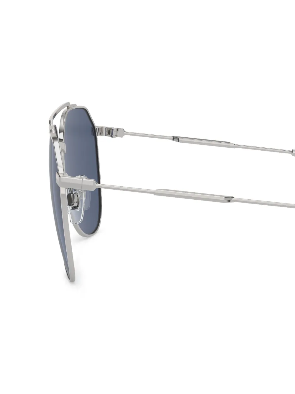 Dolce & Gabbana Eyewear Zonnebril met piloten montuur 05 80 Silver