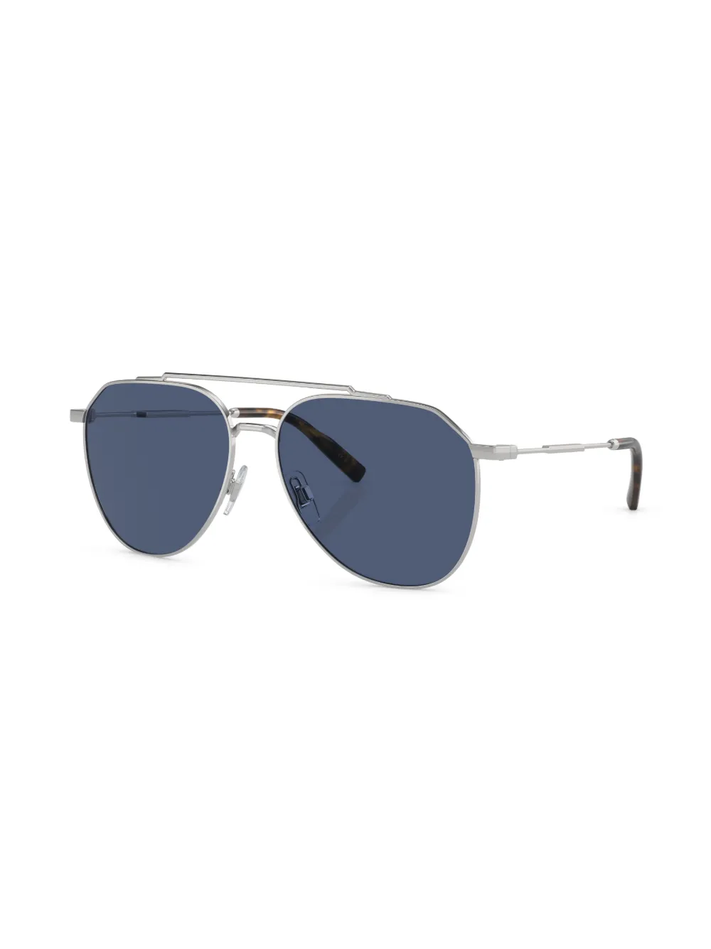 Dolce & Gabbana Eyewear Zonnebril met piloten montuur 05 80 Silver