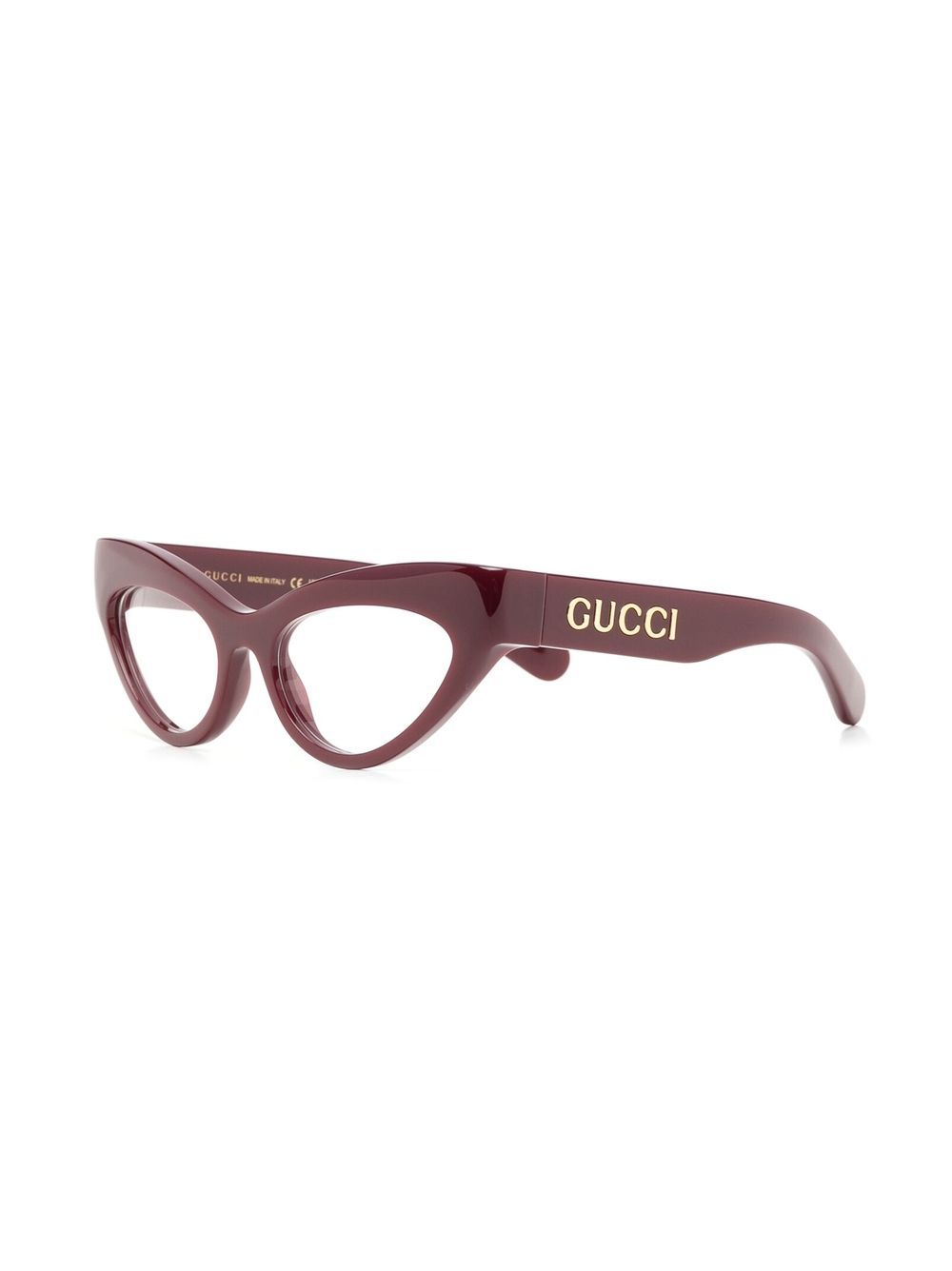 Gucci Eyewear cat-eye frame glasses - Red