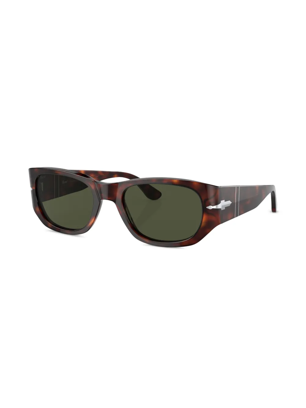 Persol Zonnebril met ovaal montuur - Groen