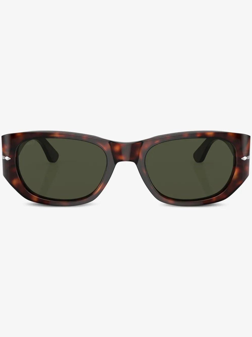 Persol tortoiseshell-effect oval-frame sunglasses | Green | Image 1