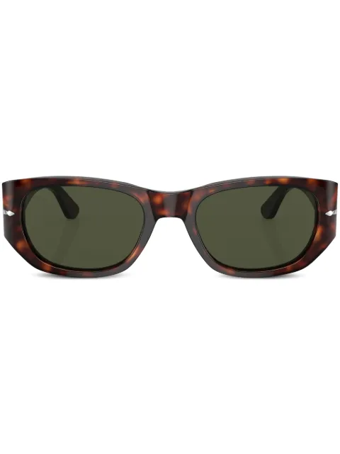 Persol tortoiseshell-effect oval-frame sunglasses