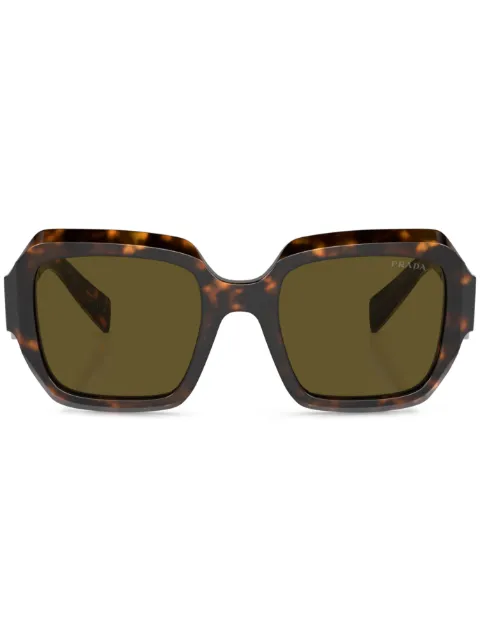 Prada Eyewear tortoiseshell-effect square-frame sunglasses