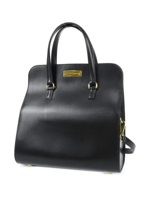 Hermès Pre-Owned 2002 box-shaped two-way handbag SQUAREF35CIRCLE - 1