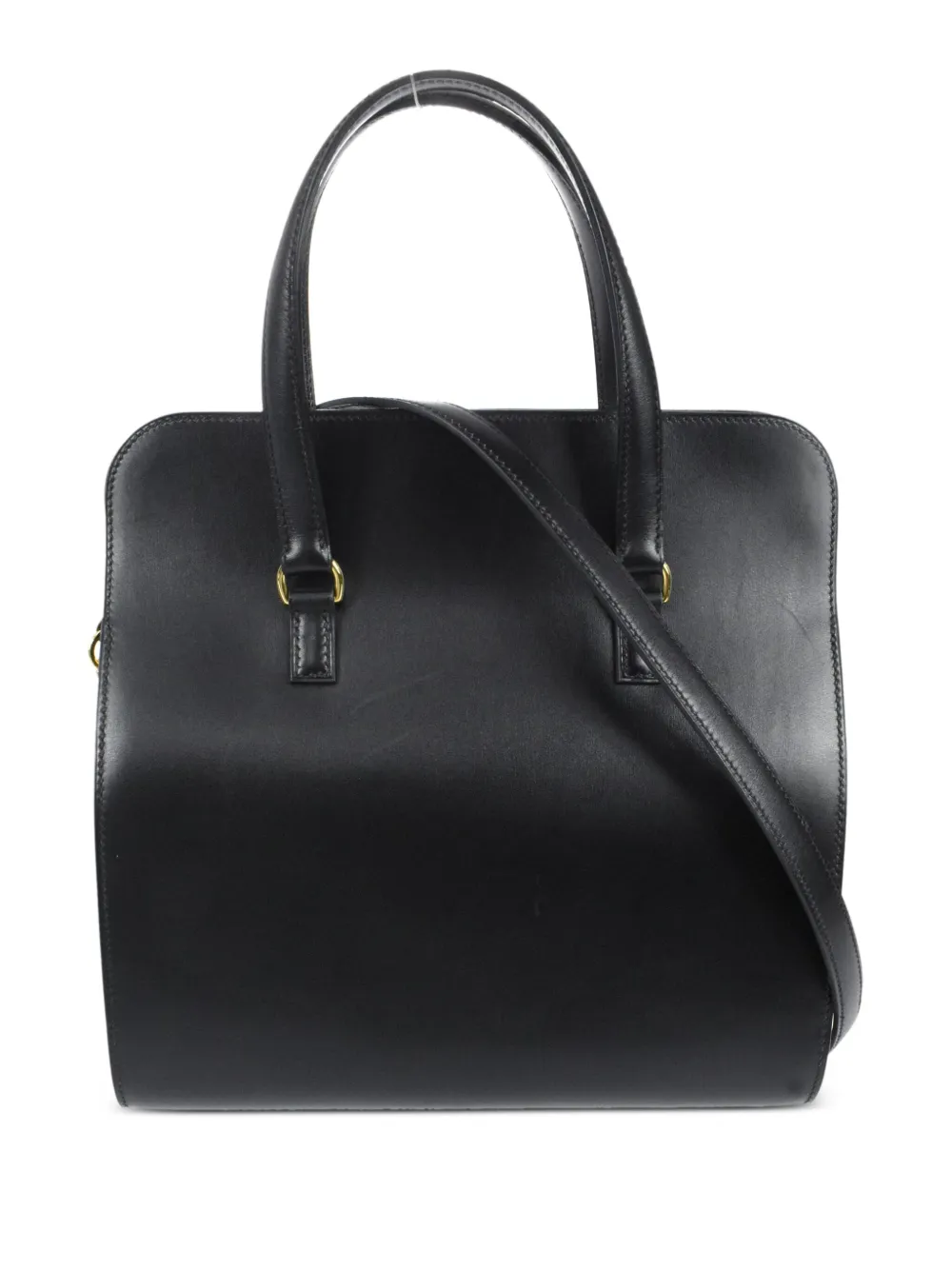 Hermès Pre-Owned 2002 box-shaped two-way handbag | Black | Image 1