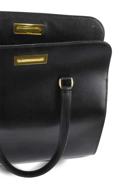 Hermès Pre-Owned 2002 box-shaped two-way handbag SQUAREF35CIRCLE - 3