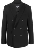 Patrizia Pepe peak-lapels double-breasted blazer - Black