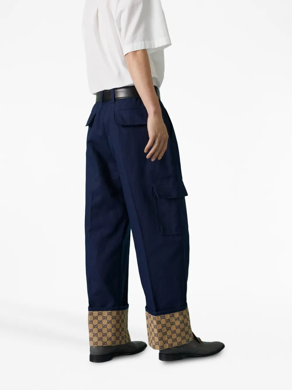 Gucci GG Supreme straightleg Trousers Farfetch