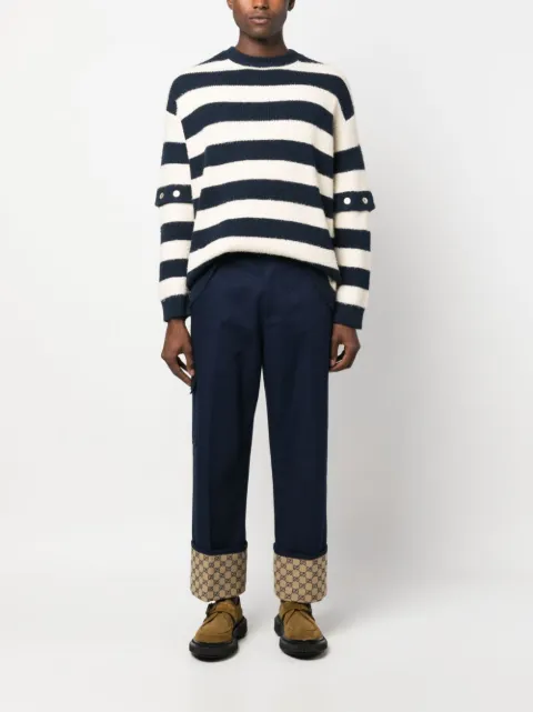 Gucci pantalones con motivo GG Supreme