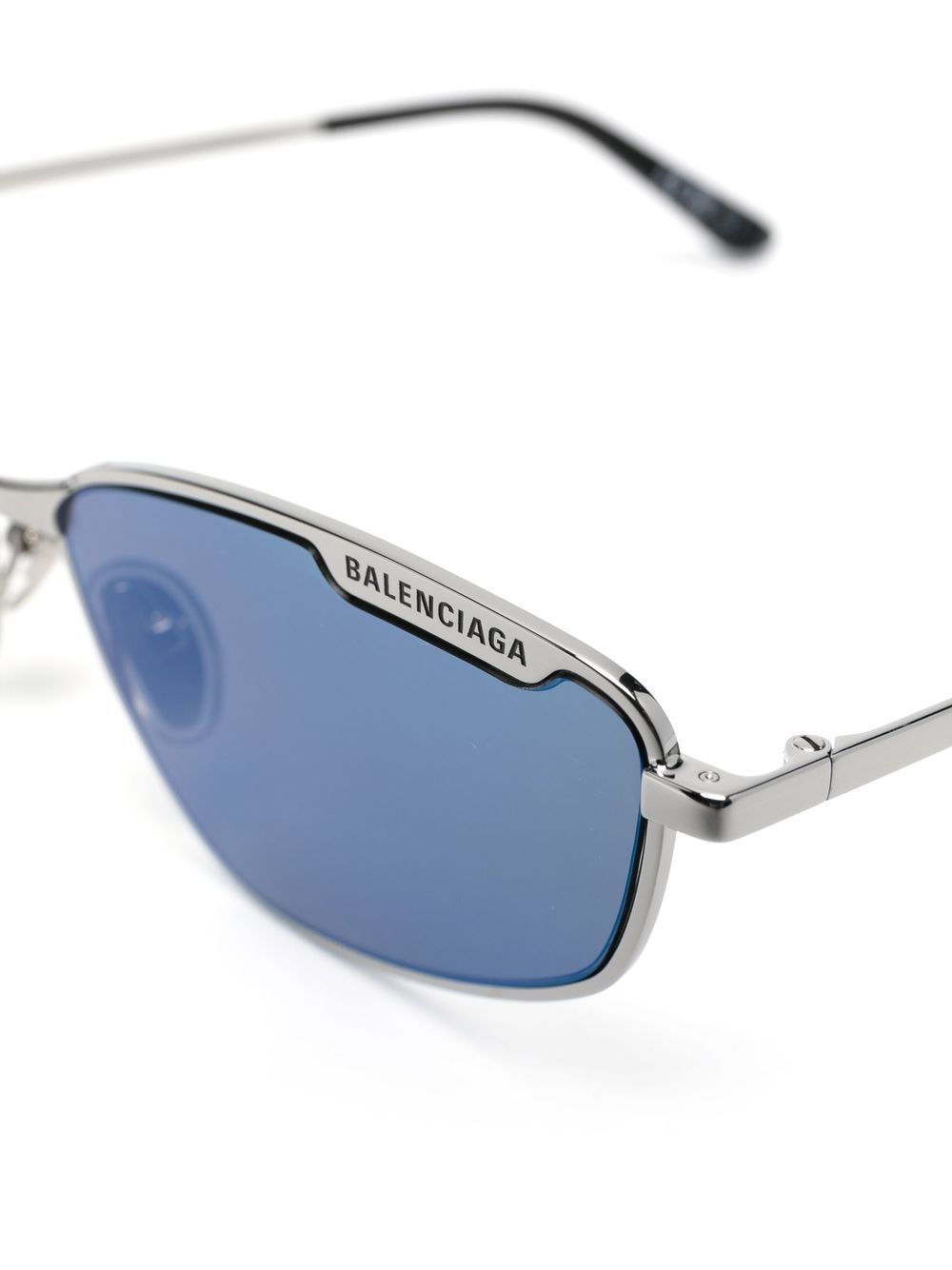 Balenciaga Eyewear logo-engraved rectangular-frame sunglasses Women