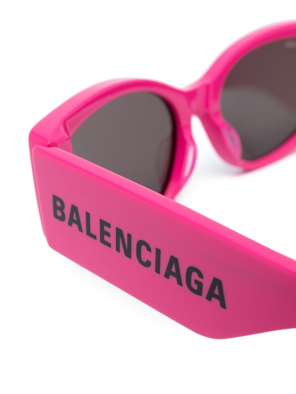 Balenciaga Eyewear logo-print rectangle-frame sunglasses Women