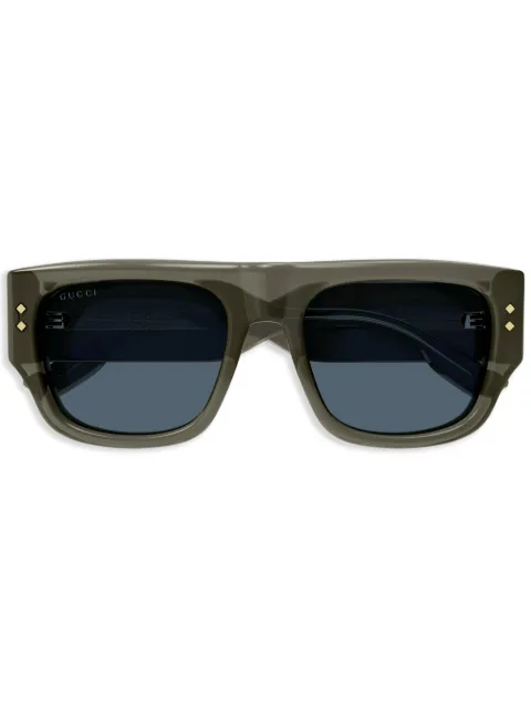 Gucci Eyewear logo-engraved square-frame sunglasses