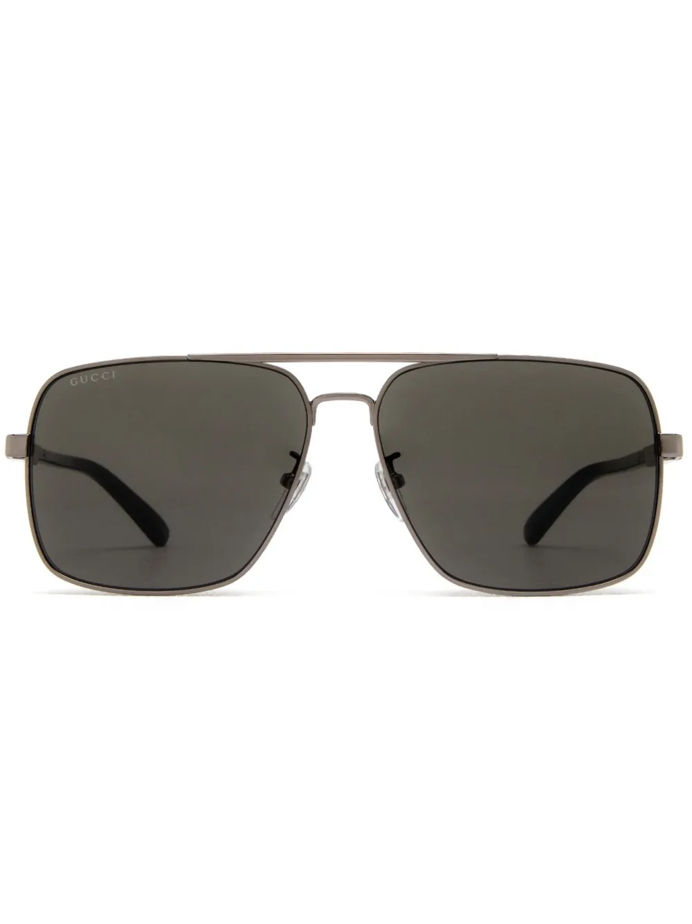 Gucci Eyewear Zonnebril met piloten montuur Zilver