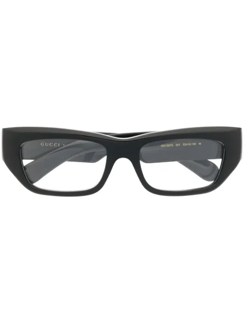 Gucci Eyewear logo-lettering cat-eye glasses