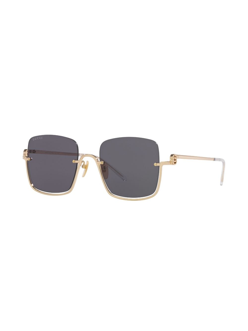 Gucci Eyewear square-frame tinted sunglasses - Goud