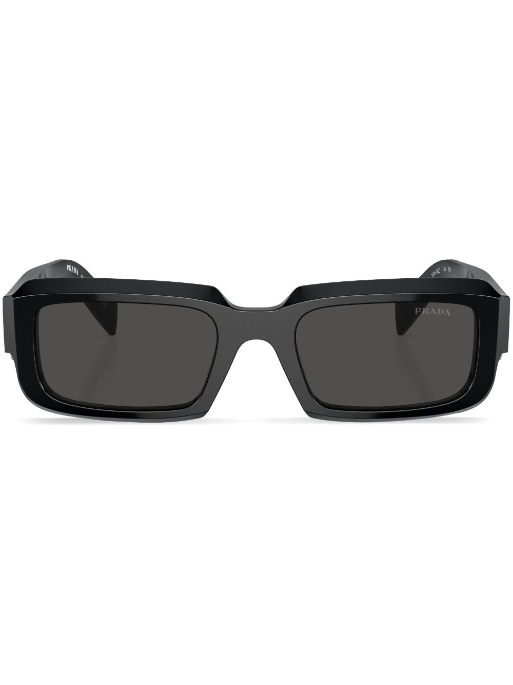 Prada Square-frame Tinted Sunglasses In Black