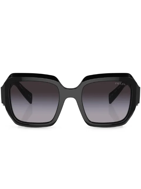 Prada Eyewear logo-print oversize-frame sunglasses