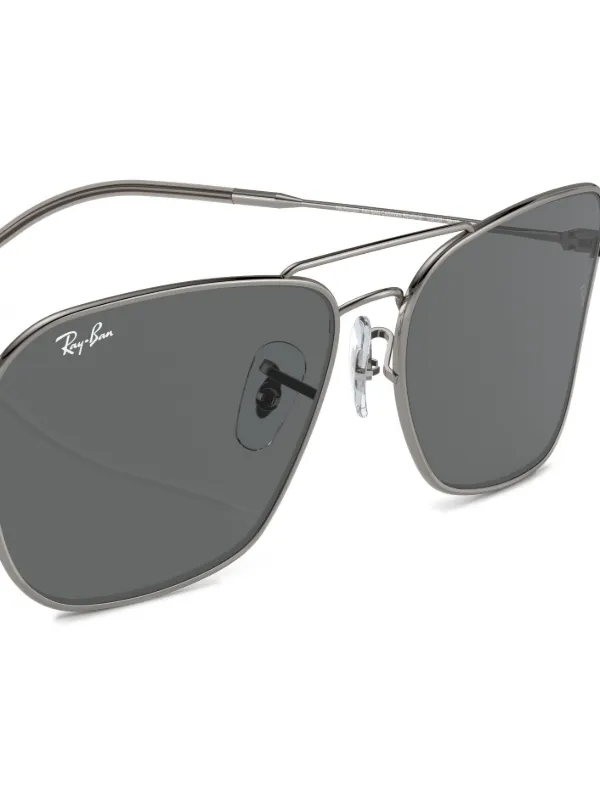 Ray Ban Caravan sunglasses unisex Metal 58 Silver