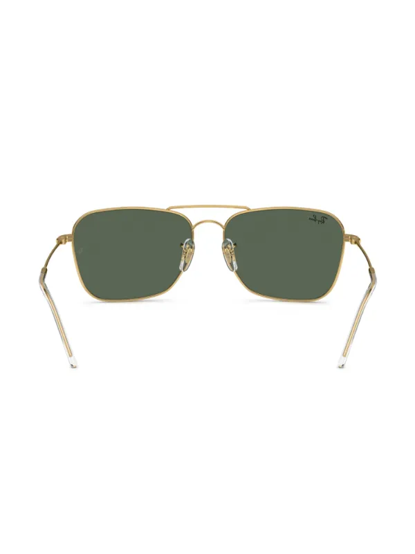 Ray-Ban Caravan Reverse Sunglasses | Gold | FARFETCH AZ