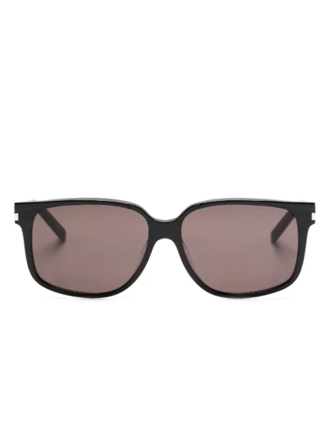 Saint Laurent Eyewear geometric-frame acetate sunglasses