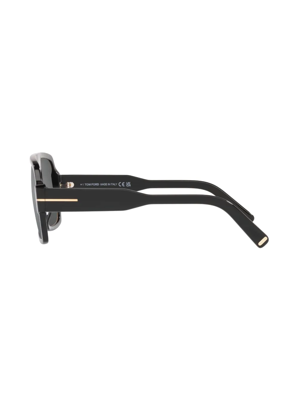 TOM FORD Eyewear Zonnebril met piloten montuur Zwart