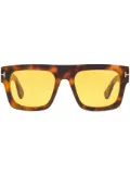 TOM FORD Eyewear Fausto square-frame sunglasses - Green