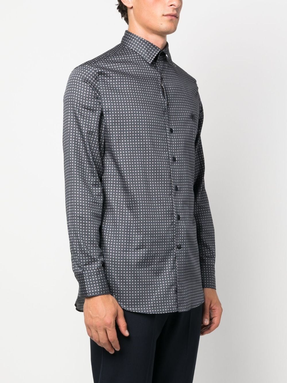 ETRO geometric-pattern long-sleeve Shirt - Farfetch