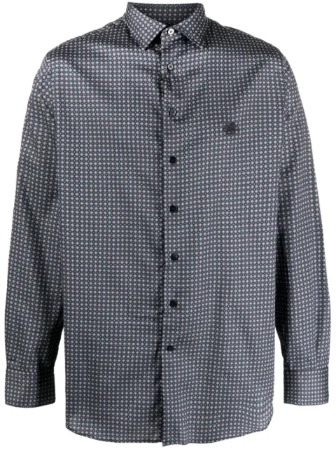 ETRO geometric-pattern long-sleeve shirt
