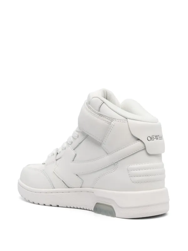 スニーカー OFF-WHITE WHITE LEATHER OUT OF OFFICE HIGH TOP SNEAKERS Off-White Out Of Office high-top Sneakers | White | FARFETCH