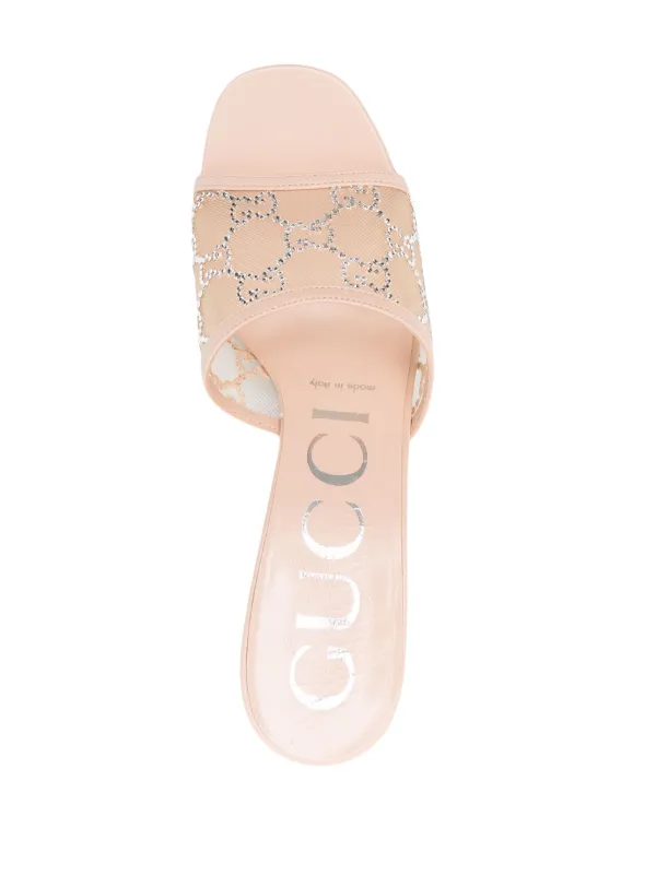Gucci Mules Mit Strass 76mm - Farfetch 