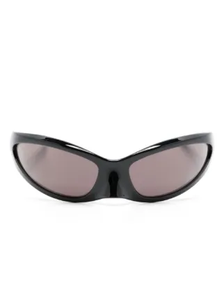 Balenciaga Eyewear Skin cat-eye Sunglasses | Black | FARFETCH IE