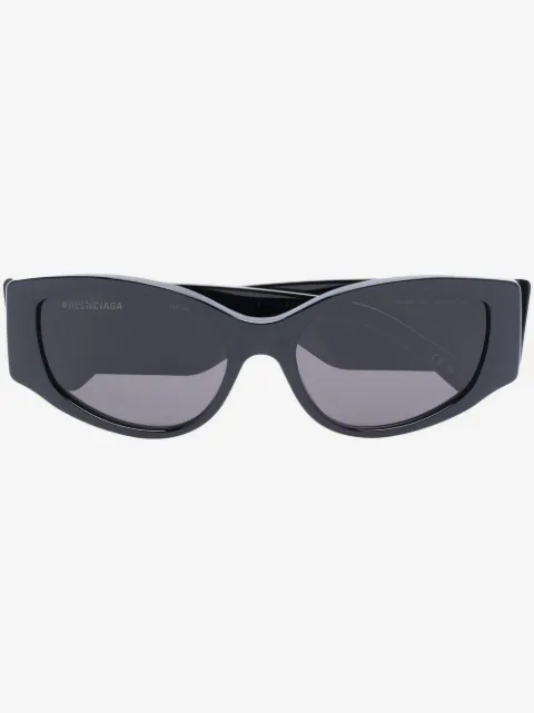 Balenciaga Eyewear logo-print cat-eye sunglasses